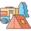 Camper van Symbol 64x64
