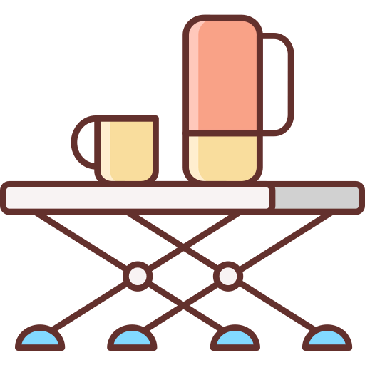 Camping table icon