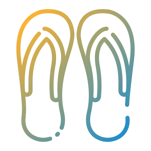 Flip flops icon