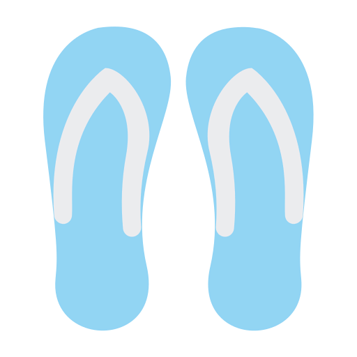 Flip flops icon