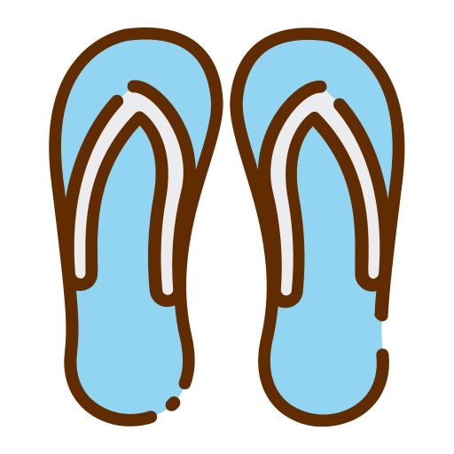 Flip flops icon