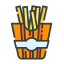 French fries icon 64x64