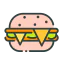 Cheese burger icon 64x64