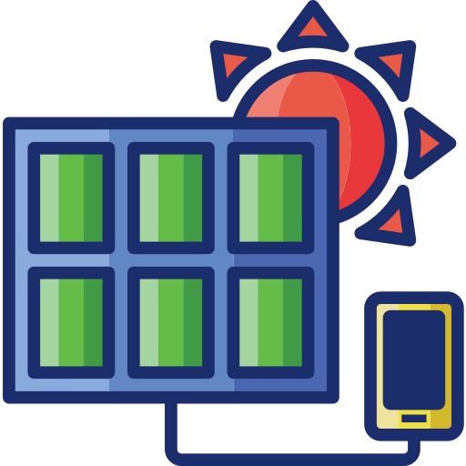 Solar panel icon