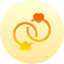Wedding rings icon 64x64