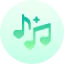 Musical notes icon 64x64