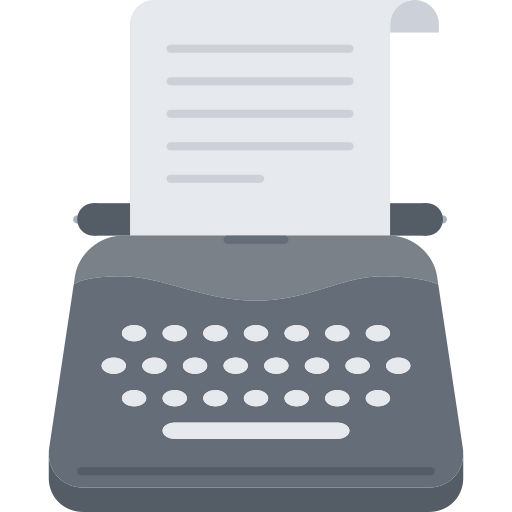 Typewriter icon