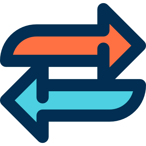 Transfer data icon