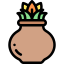 Plant pot icon 64x64