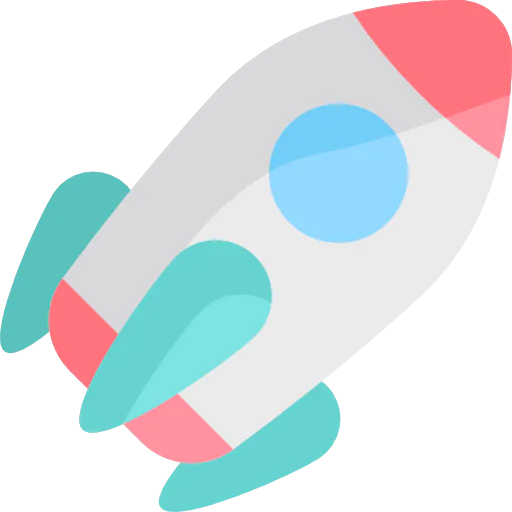 Rocket launch icon