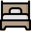 Single bed アイコン 64x64
