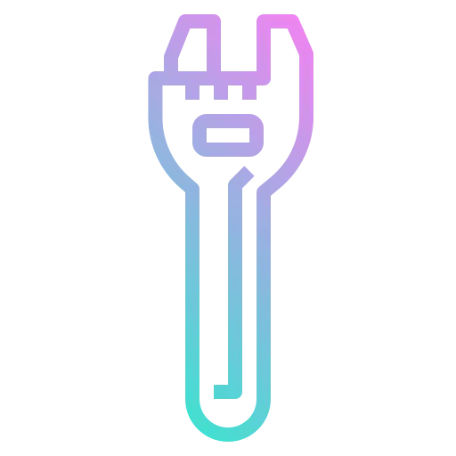 Adjustable spanner icon