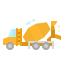 Concrete mixer icon 64x64