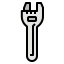 Adjustable spanner ícone 64x64