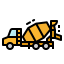 Concrete mixer icon 64x64