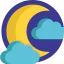 Crescent moon Ikona 64x64