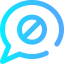Block chat icon 64x64