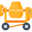 Concrete mixer icon 64x64