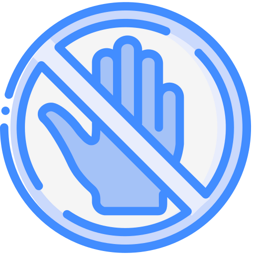 Do not touch icon