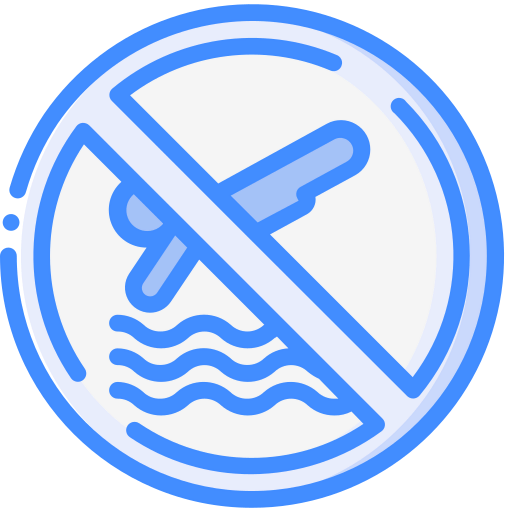 No diving icon