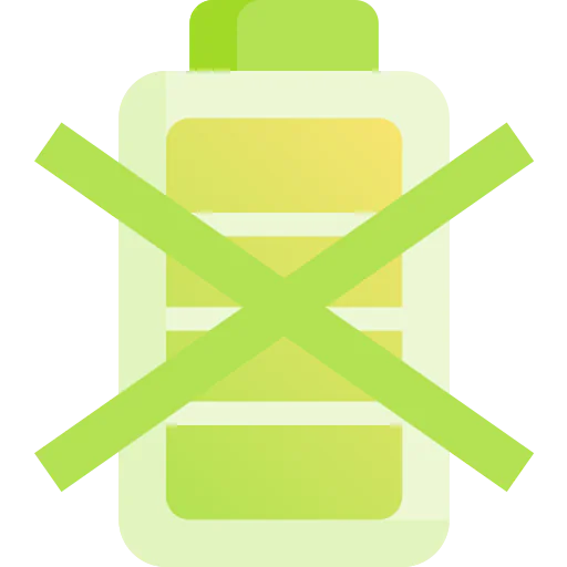 Empty battery icon