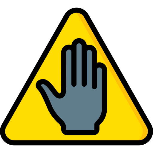 Do not touch icon