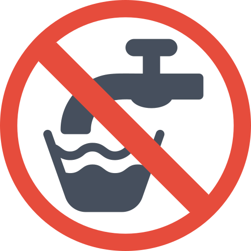 No drinking icon