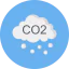 CO2 cloud biểu tượng 64x64