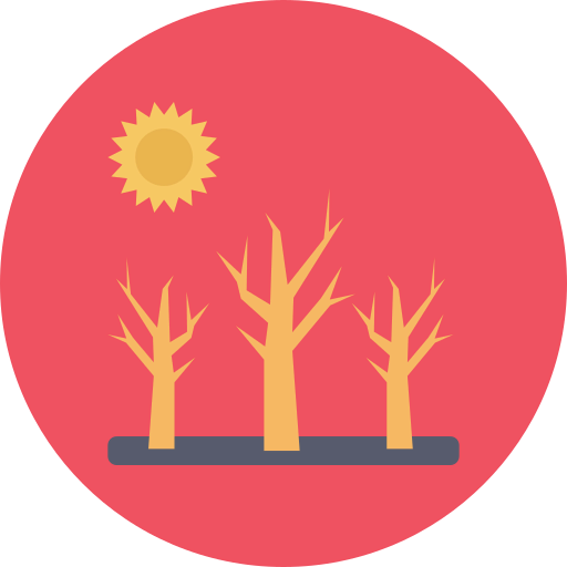 Desertification icon