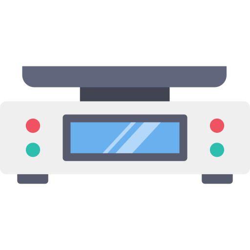 Weight scale icon