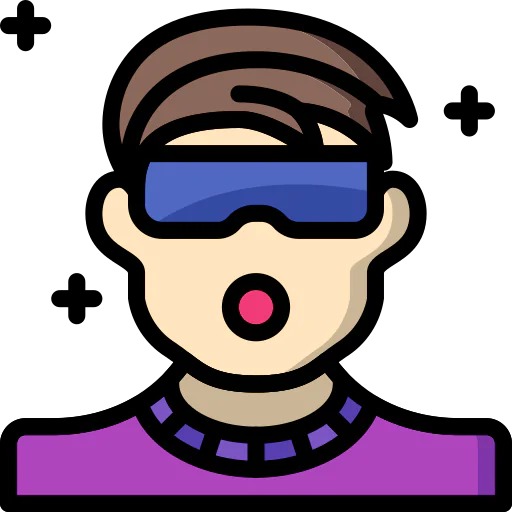 Virtual reality icon