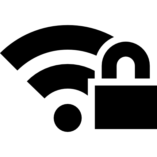 Protected wireless network icon