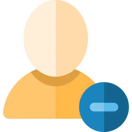 Remove user icon