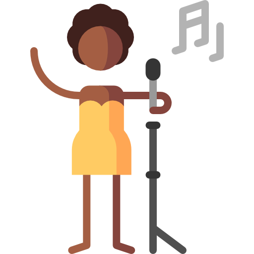Singing icon