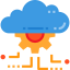 Cloud computing icon 64x64