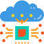 Cloud computing icon 64x64