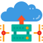 Cloud computing icon 64x64