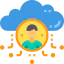 Cloud computing icon 64x64