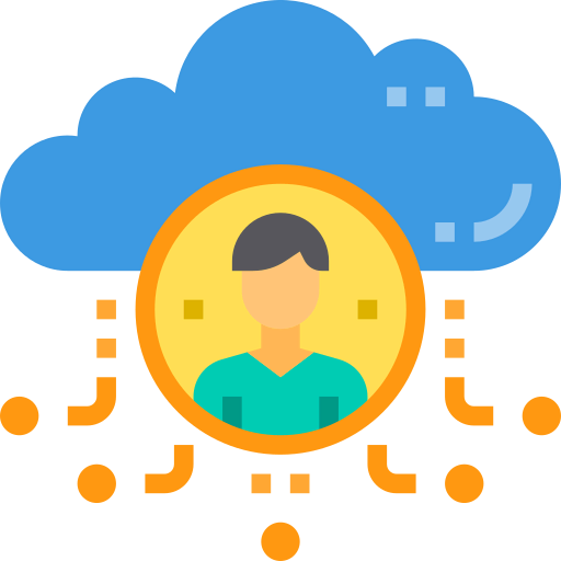 Cloud computing icon