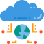Cloud computing icon 64x64