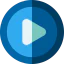 Play button Ikona 64x64
