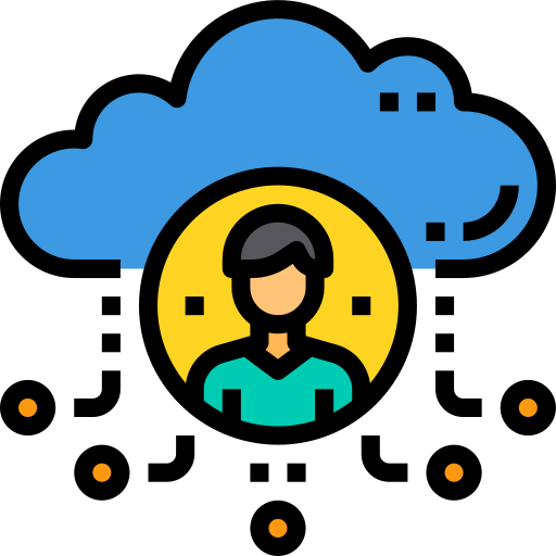Cloud computing icon