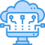 Cloud computing icon 64x64