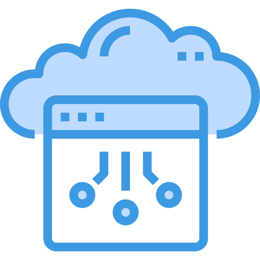 Cloud computing icon
