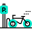Bicycle parking icon 64x64