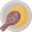 Jerk chicken icon 64x64