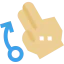 Swipe up biểu tượng 64x64