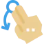 Swipe down biểu tượng 64x64