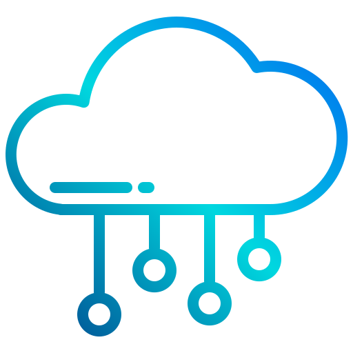 Cloud network icon