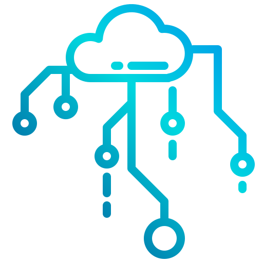 Cloud network icon